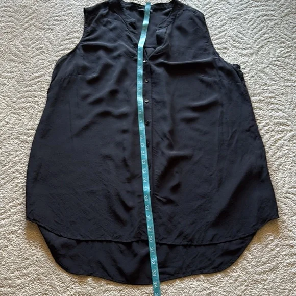 Eileen Fisher Silk Georgette Crepe Sleeveless Shirt 1X - Picture 9 of 10